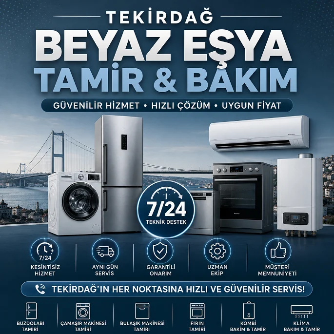 Tekirdağ Beyaz Eşya Tamir